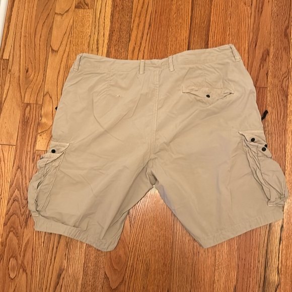 Stone Island Beige Cargo Shorts - Picture 2 of 7